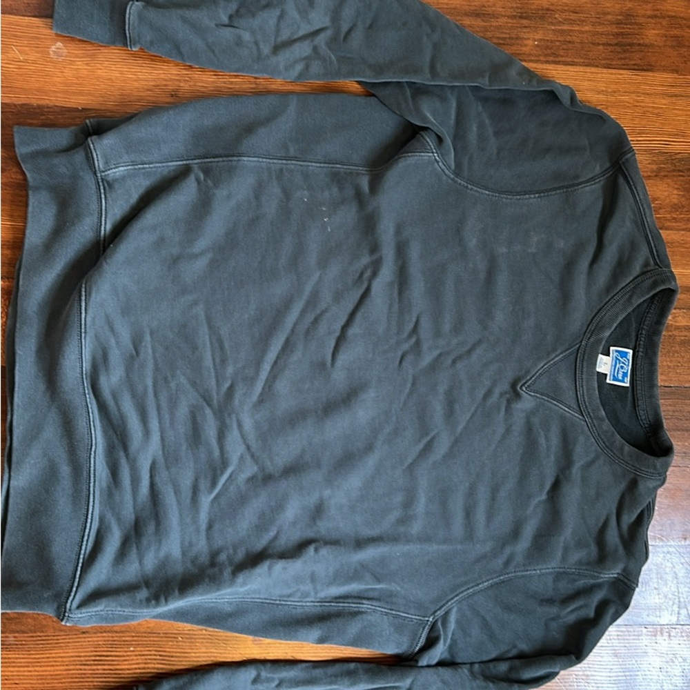 J. Crew Charcoal French Terry Sweatshirt